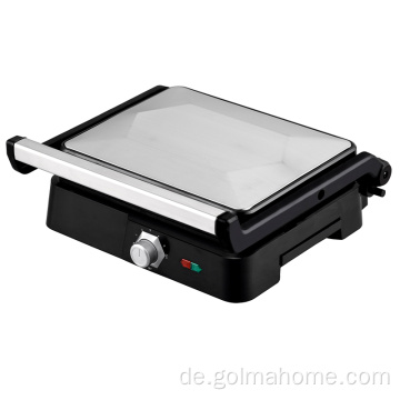 ANBO Edelstahlabdeckung Elektrische Grillsandwichpresse Kontakt Grill Panini Maker